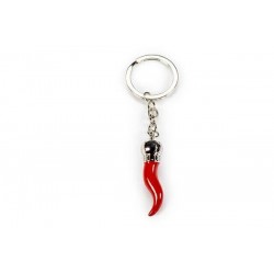 PORTA CHIAVI CON CORNO PORTAFORTUNA 1pz