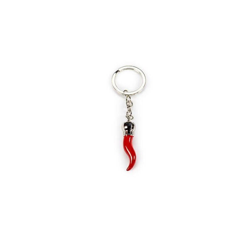 PORTA CHIAVI CON CORNO PORTAFORTUNA 1pz