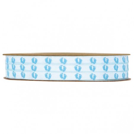 NASTRO CELESTE BABY PIEDINI mm6x25mt
