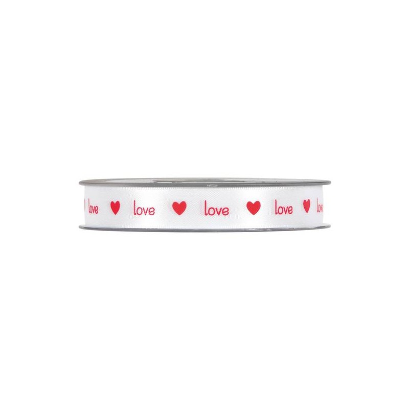 NASTRO LOVE mm15x25mt BIANCO