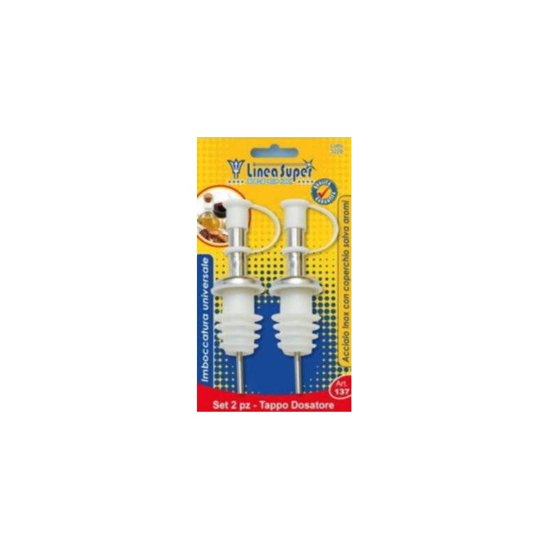TAPPO DOSATORE INOX 2pz AR.137