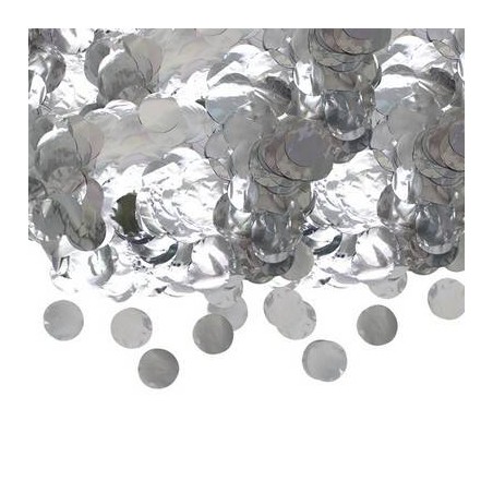 CORIANDOLI IN FOIL ø4cm 50gr ARGENTO METAL