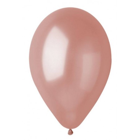 PALLONCINI LATTICE LARGE 12 30cm METAL ROSE GOLD 100pz