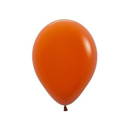 PALLONCINO LATTICE SUNSET ORANGE 5 12cm 50pz