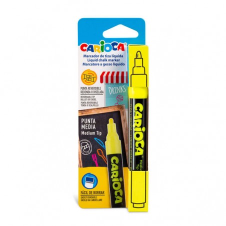 CARIOCA PENNARELLO GESSO LIQUIDO GIALLO 1pz