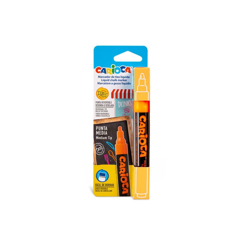 CARIOCA PENNARELLO GESSO LIQUIDO ARANCIONE 1pz
