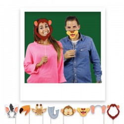 PHOTO BOOTH JUNGLE 20cm 8pz