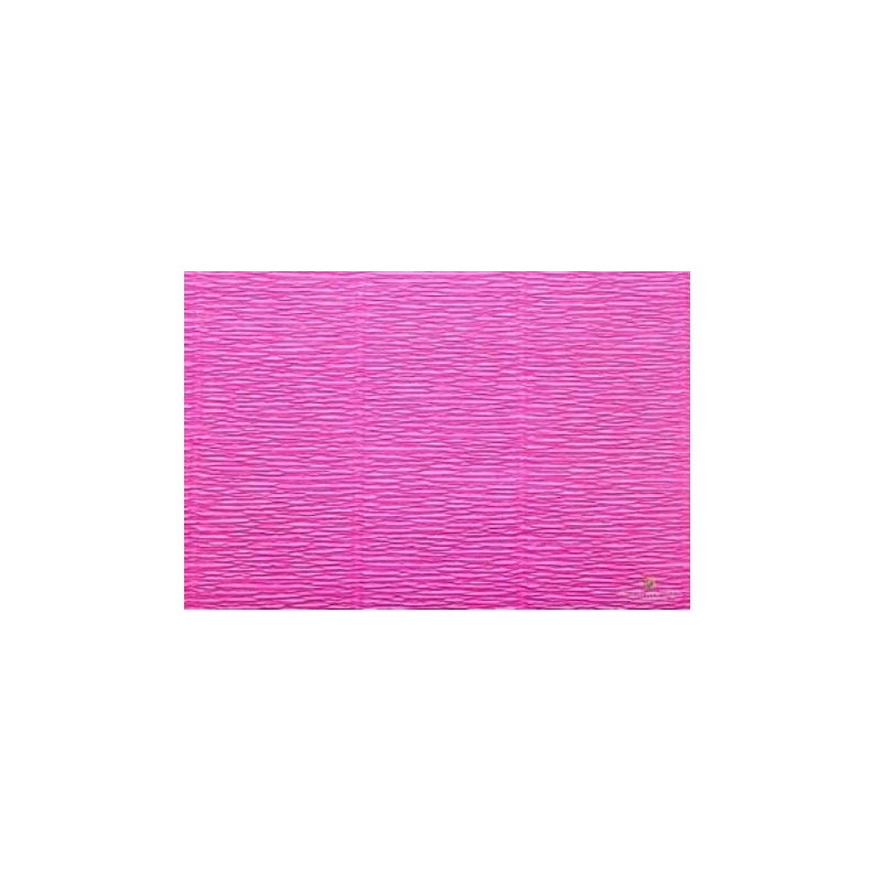 CARTA CRESPA gr.180 ROTOLO cm.50x250 ROSA SHOCKING 551 CR