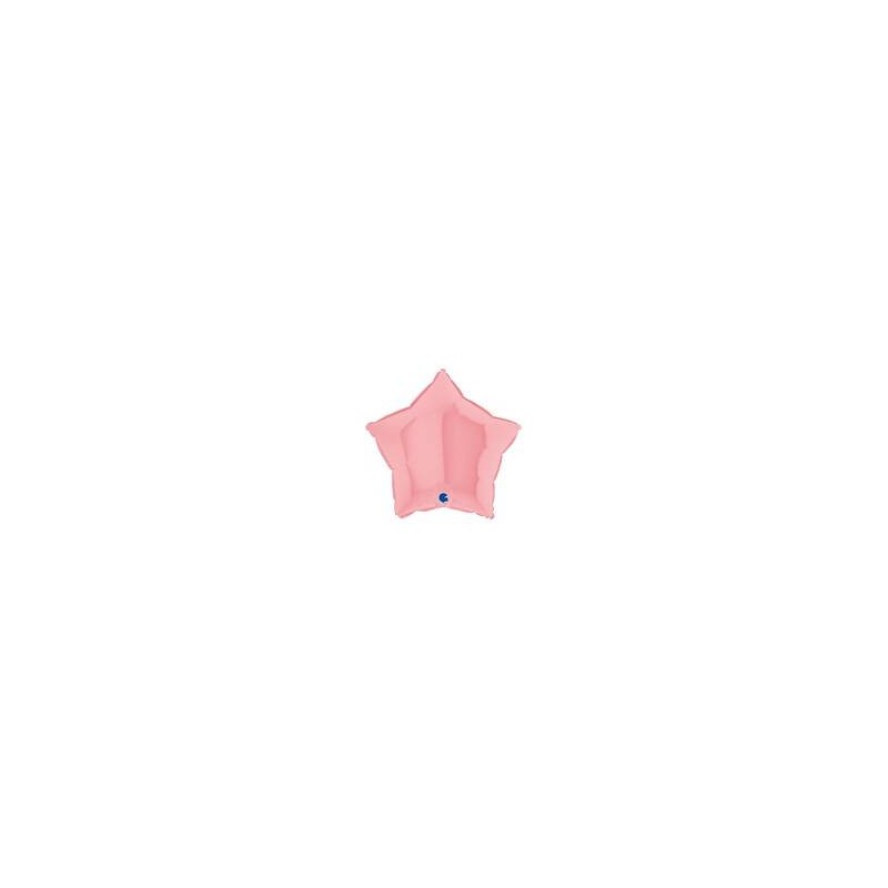PALLONE MYLAR STELLA 18 45cm ROSA MAT