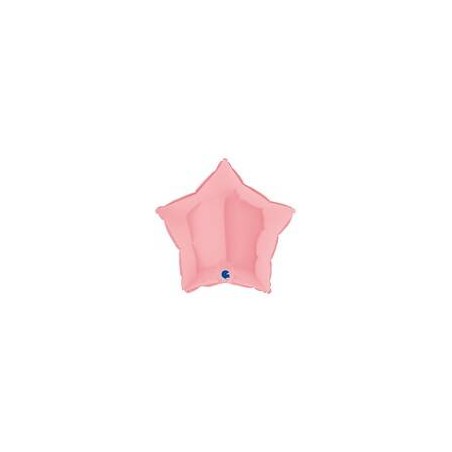 PALLONE MYLAR STELLA 18 45cm ROSA MAT
