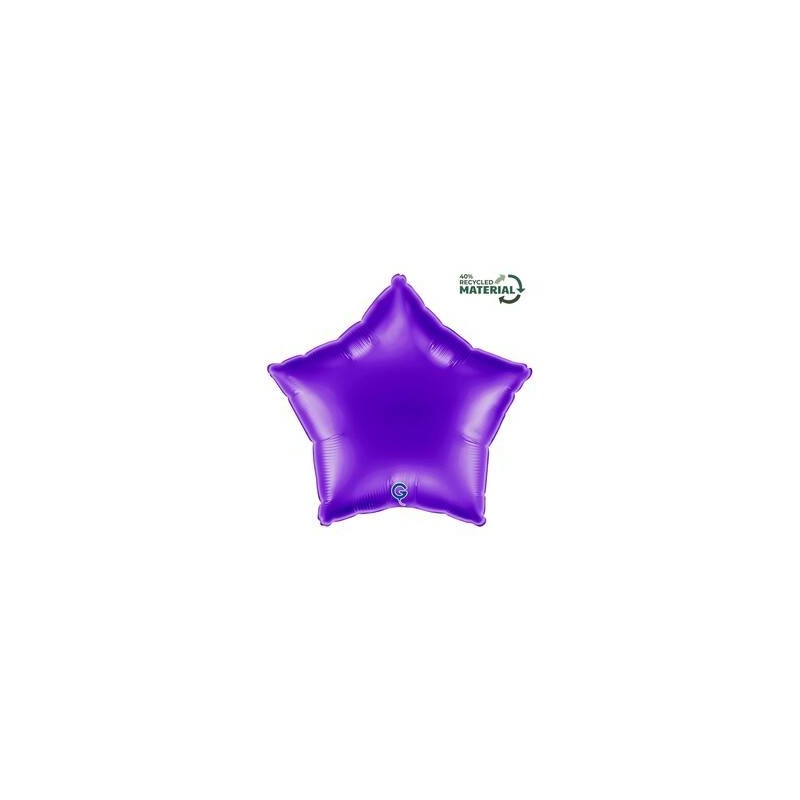 PALLONE MYLAR STELLA 18 45cm ROYAL VIOLA