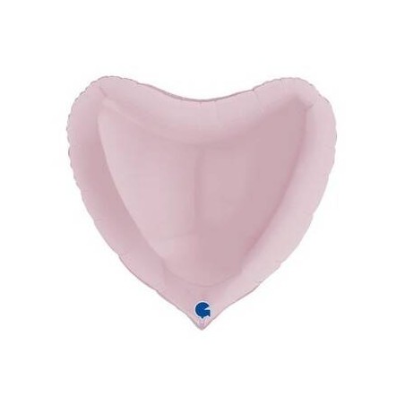 PALLONE MYLAR CUORE 36 91cm ROSA PASTELLO