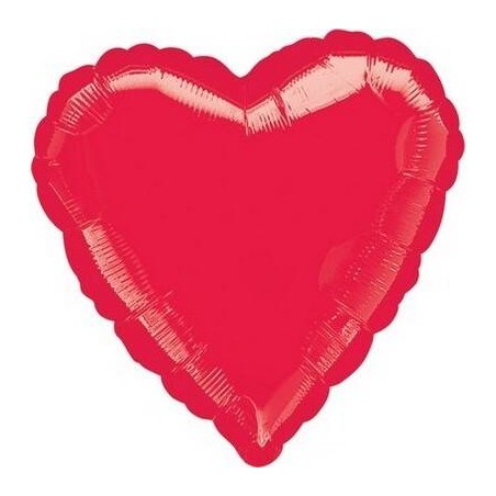 PALLONE MYLAR CUORE 18 45cm ROSSO