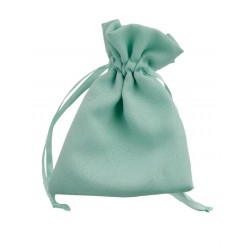 SACCHETTO COTTON 9x12cm TURCHESE 12pz