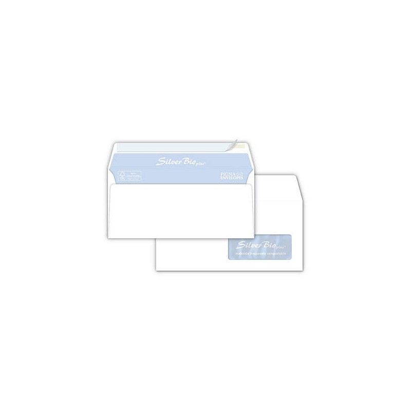BUSTE BIANCHE STRIP 90 11x23cm S/FIN 500pz BLASETTI