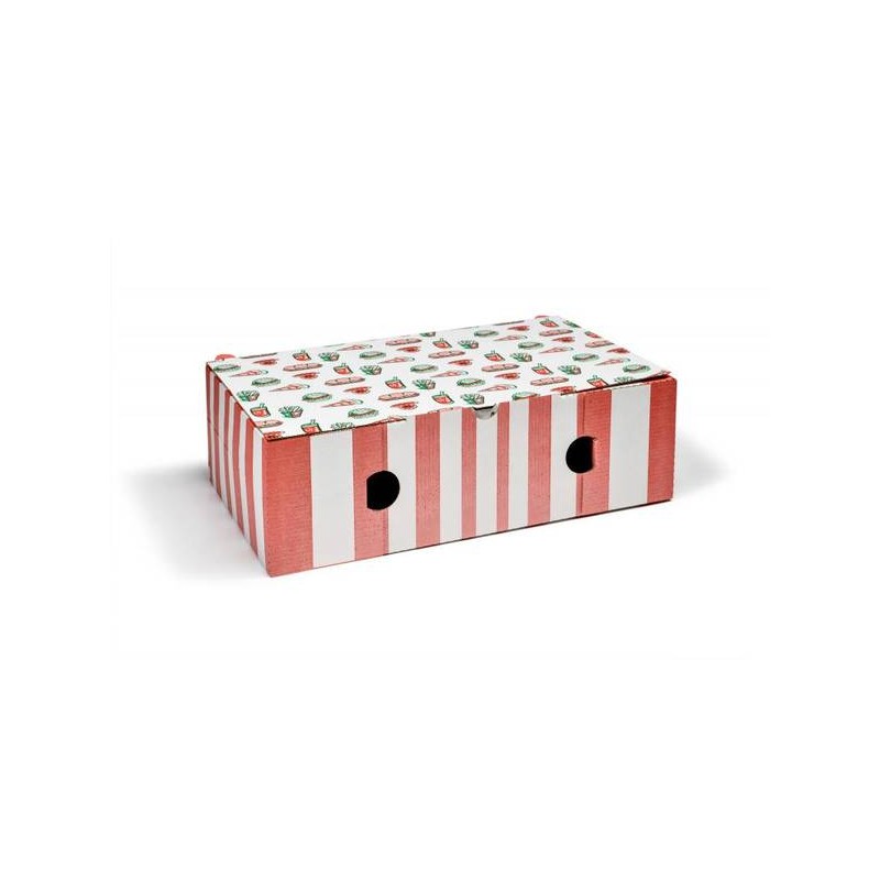 SCATOLA PIZZA CALZONE 33+10x18cm K.V.B. 100pz
