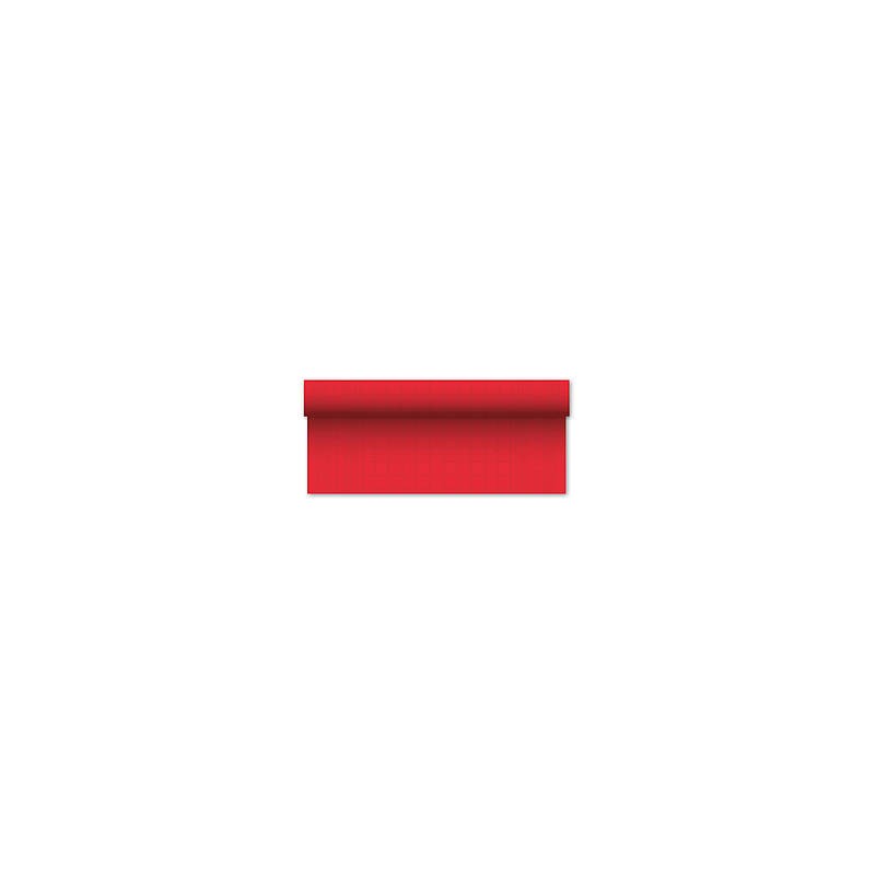 TOVAGLIA ROTOLO 1,20x50mt DAMASCATA ROSSO FATO