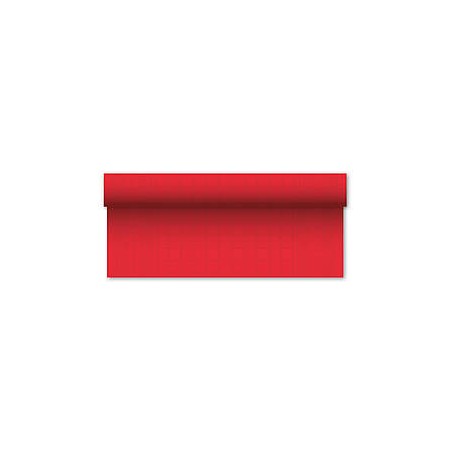 TOVAGLIA ROTOLO 1,20x50mt DAMASCATA ROSSO FATO