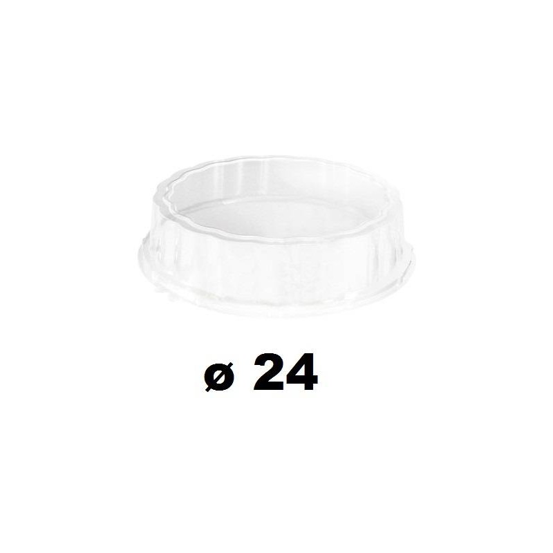 COPERCHIO MEDORO ø24x8cm PET