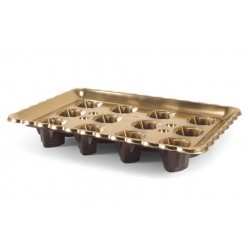 VASSOIO SCRIGNO ORO MINI MON AMOUR 12 POSTI