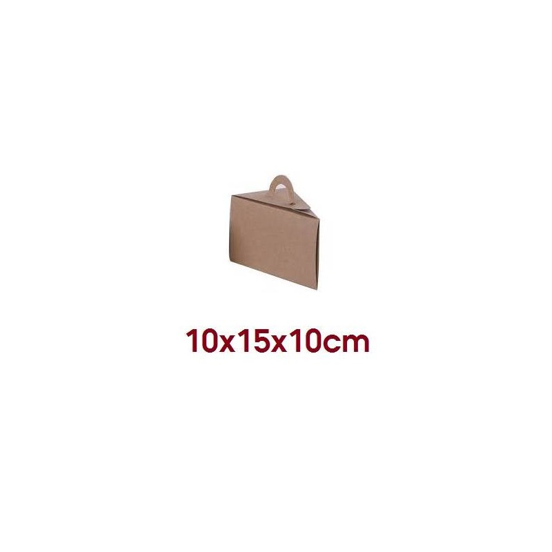 SCATOLA PORTA FETTA TORTA 10x15x10cm ECOLIFE