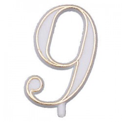 NUMERO 9 PLASTICA BASE OVALE