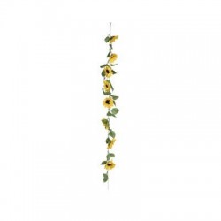 GHIRLANDA DI GIRASOLI IN PVC 150cm