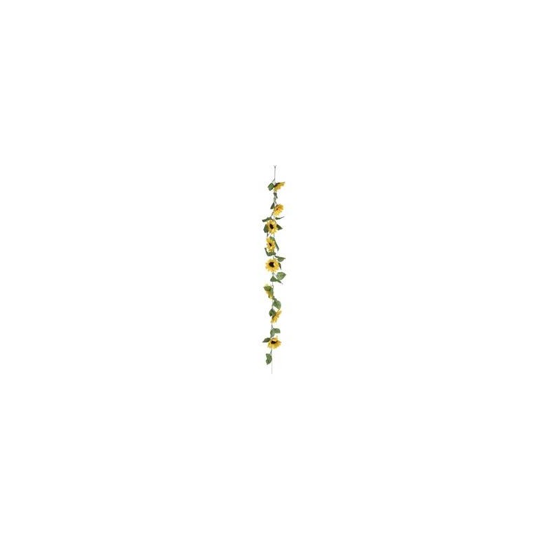 GHIRLANDA DI GIRASOLI IN PVC 150cm