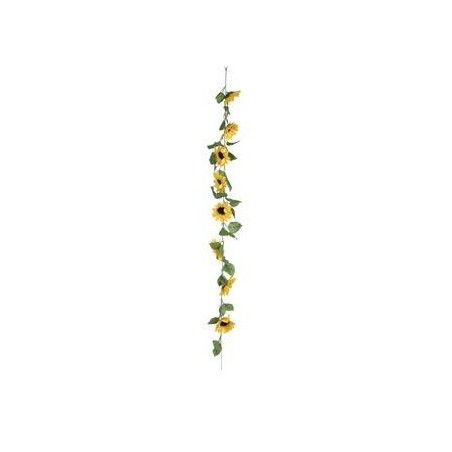 GHIRLANDA DI GIRASOLI IN PVC 150cm