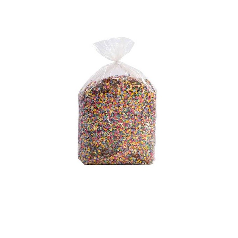 CORIANDOLI SACCO MAXI MULTICOLORE 80x40cm