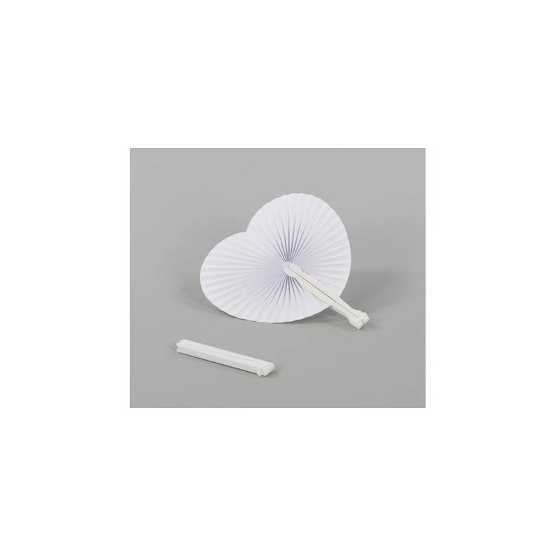 VENTAGLIO CARTA CUORE 5pz