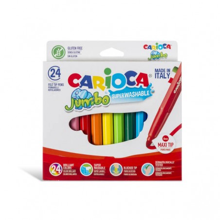 PENNARELLI CARIOCA JUMBO 24pz