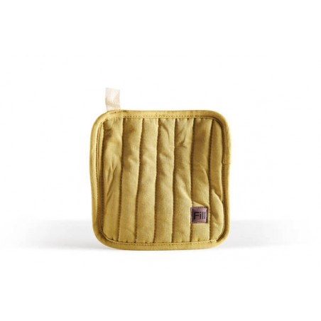 PRESINA IN COTONE ANTIBES 18x18cm SENAPE
