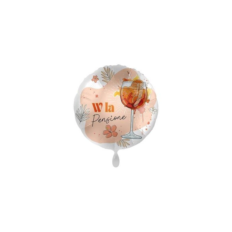 PALLONE MYLAR TONDO 45cm W LA PENSIONE