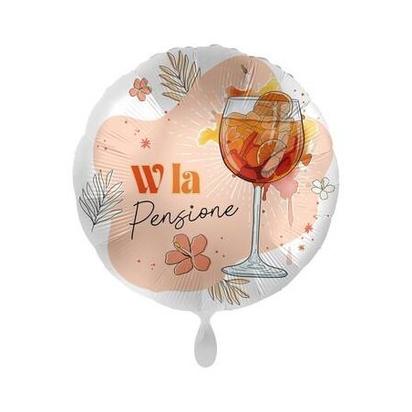 PALLONE MYLAR TONDO 45cm W LA PENSIONE