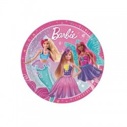 PIATTI ø23cm BARBIE 8pz