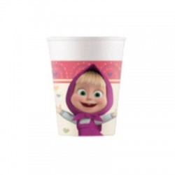 BICCHIERE CARTA 200ml MASHA SWEET 8pz