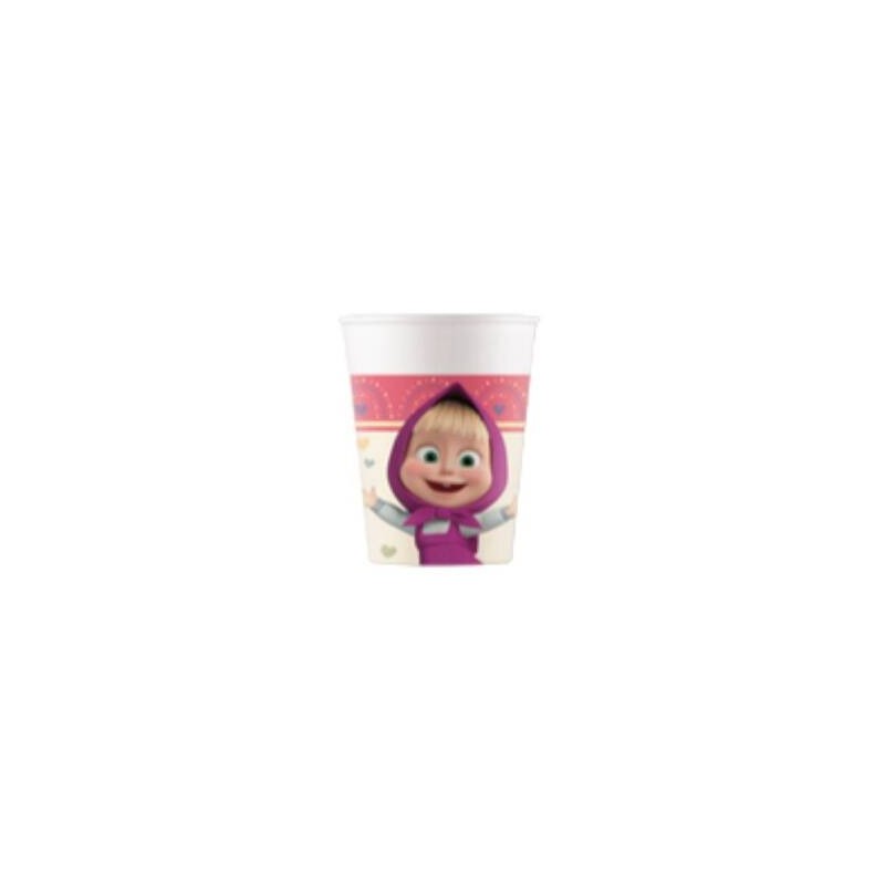 BICCHIERE CARTA 200ml MASHA SWEET 8pz