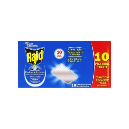 RAID PIASTRINE X 10