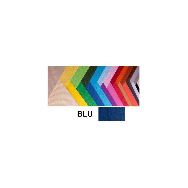 CARTONCINO BRISTOL 50x70cm 200gr BLU FABRIANO