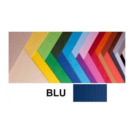CARTONCINO BRISTOL 50x70cm 200gr BLU FABRIANO