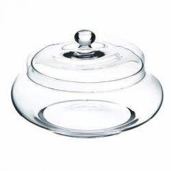 BOMBONIERA VETRO C/COP H.13cm  ø16cm SK-001-02