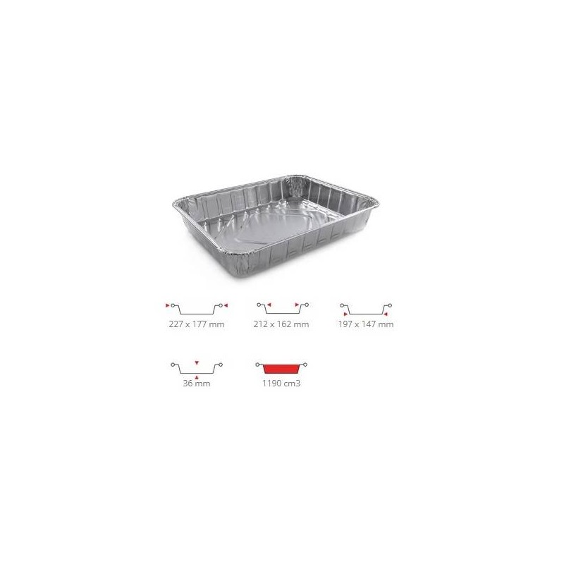 TEGLIA ALLUMINIO 4 prz 100PZ R11G CONTITAL