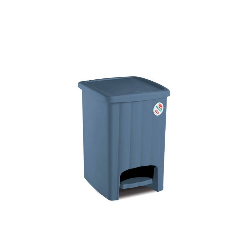 PATTUMIERA MARGHERITA C/PEDALE 20lt BLU PALACE 30x26x38,5cm