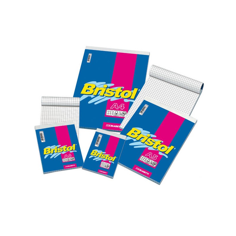 BLOCK NOTES BRISTOL A5 60fg 1 rigo