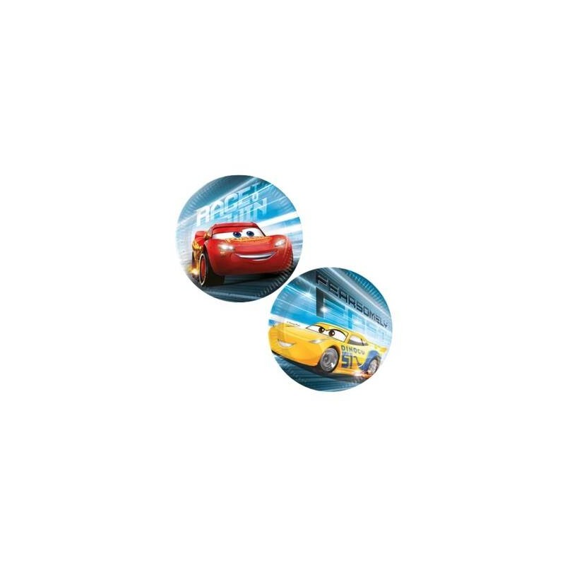 PIATTO DESSERT 20cm CARS 8pz