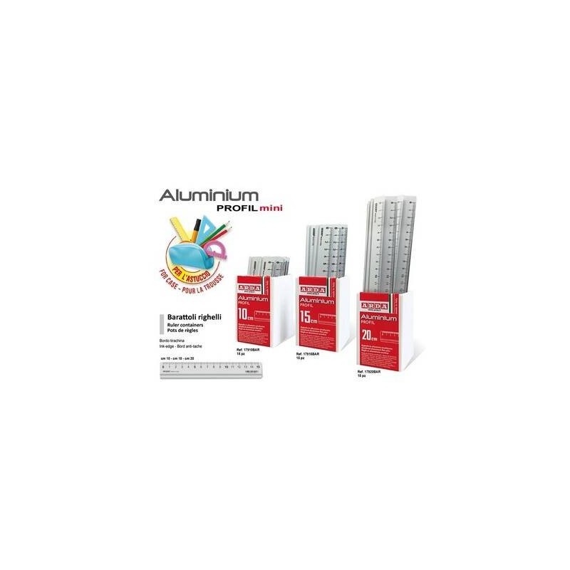 RIGHELLO ALLUMINIO 15cm PROFIL ARDA