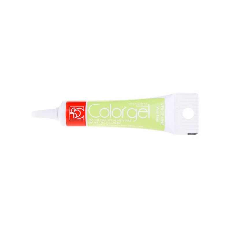 COLORANTE GEL TUBETTO 20gr VERDE LIME