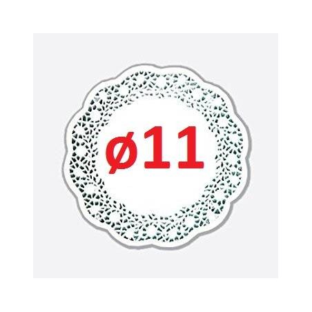 PIZZO PORCELLANATO TONDO ø11cm 500pz