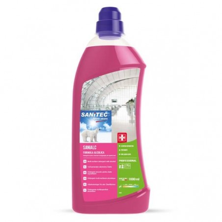 SANIALC DETERGENTE UNIVERSALE CON FLORALCOOL ANTIBATTERICO 1lt SANITEC